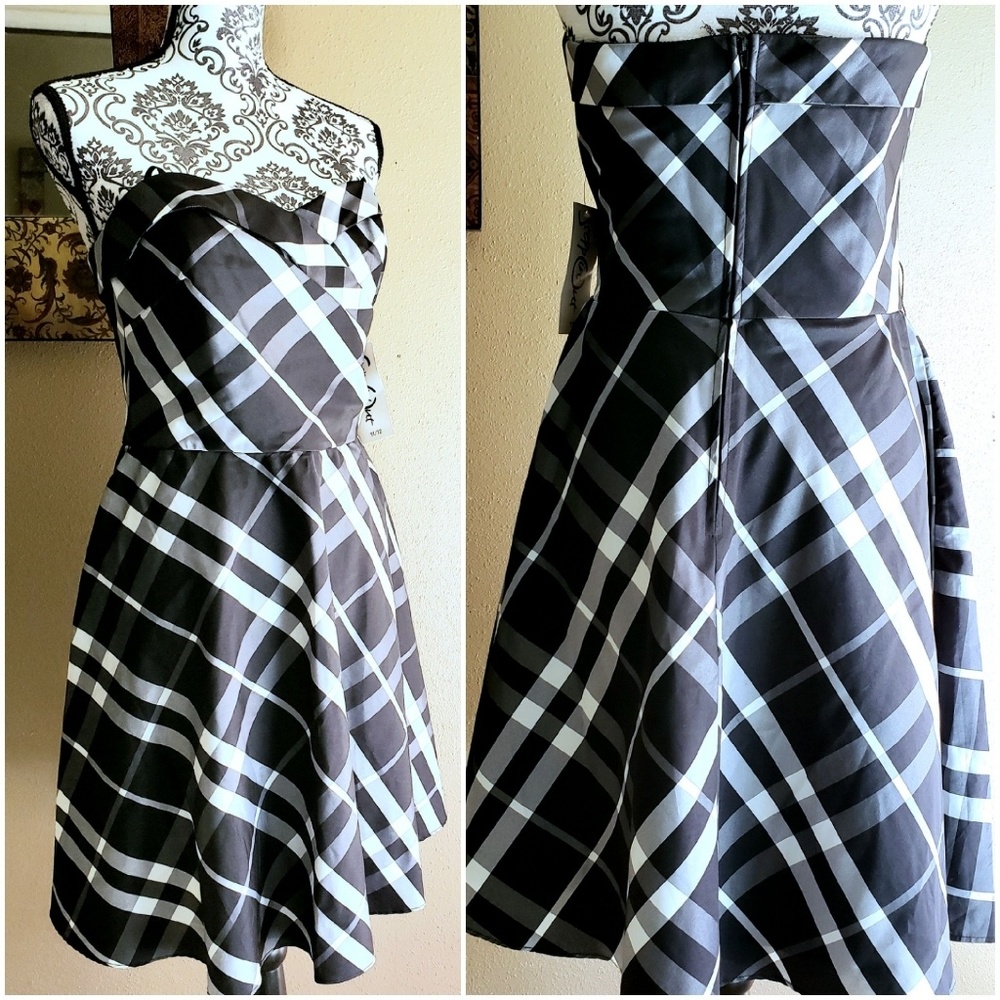 Strapless jr social dress